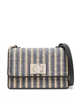 Furla сумка на плечо с логотипом, нейтральный цвет
