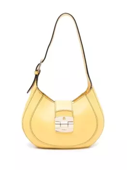 Furla сумка на плечо с логотипом, желтый