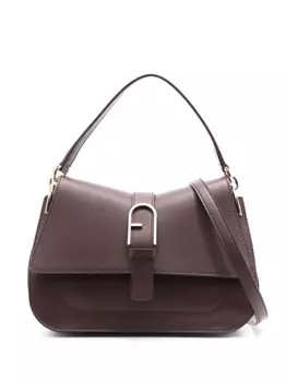 Furla сумка на плечо с пряжкой-логотипом, фиолетовый