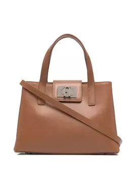 Furla сумка с поворотным замком, коричневый