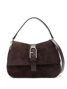 Furla сумка-тоут Flow среднего размера, коричневый