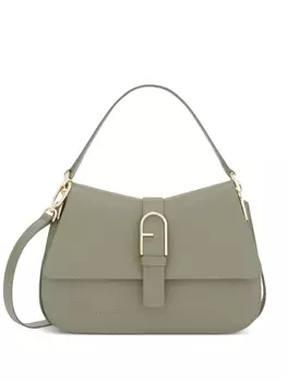 Furla сумка-тоут Flow среднего размера, зеленый