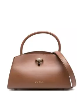 Furla сумка-тоут Furla Genesi размера мини, коричневый