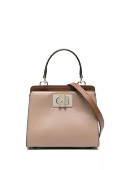 Furla сумка-тоут Greige размера мини, коричневый