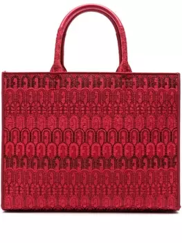 Furla сумка-тоут Opportunity с монограммой, красный