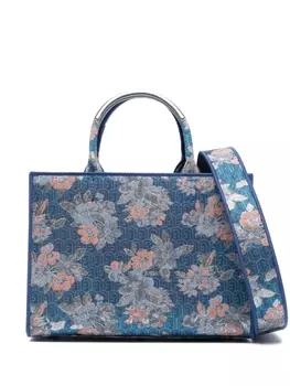 Furla сумка-тоут Opportunity с монограммой, синий