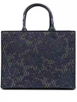 Furla сумка-тоут Opportunity с монограммой, синий
