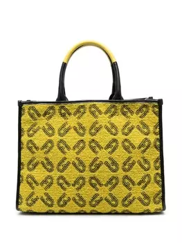 Furla сумка-тоут Opportunity с монограммой, желтый