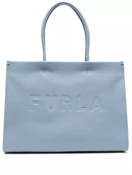 Furla сумка-тоут Opportunity с тисненым логотипом, синий