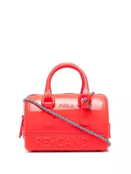Furla сумка-тоут размера мини с тисненым логотипом, красный