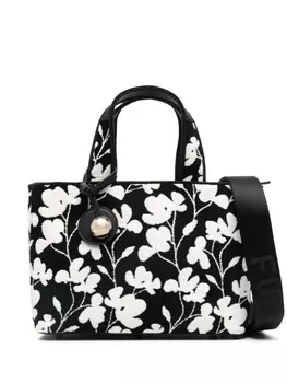 Furla сумка-тоут с логотипом, черный