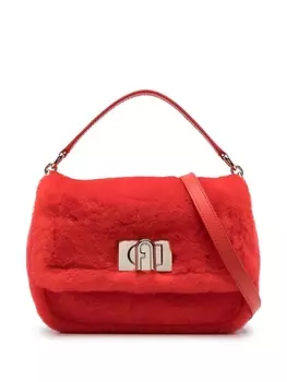 Furla сумка-тоут с логотипом, красный