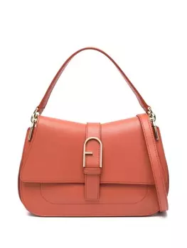 Furla сумка-тоут с логотипом, оранжевый