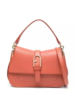 Furla сумка-тоут с логотипом, оранжевый