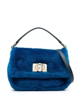 Furla сумка-тоут с логотипом, синий