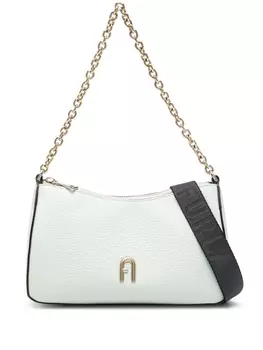Furla сумка-тоут с логотипом, зеленый