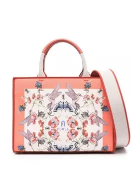 Furla жаккардовая сумка-тоут Opportunity, нейтральный цвет