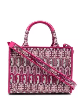 Furla жаккардовая сумка-тоут Opportunity, розовый