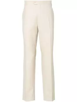 FURSAC брюки строгого кроя из вирджинской шерсти, нейтральный цвет