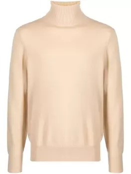 Fursac джемпер тонкой вязки с высоким воротником, нейтральный цвет