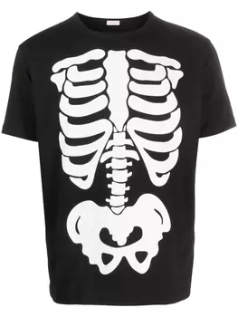 Fursac футболка с принтом, черный