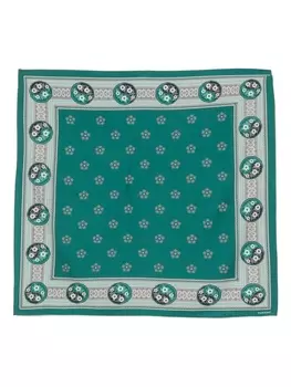 FURSAC платок с принтом, зеленый