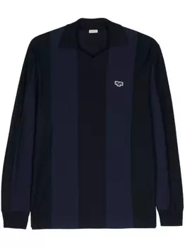 FURSAC полосатая рубашка-поло из джерси, синий