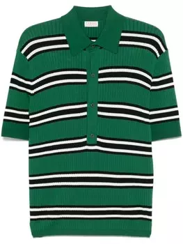 FURSAC рубашка поло в полоску, зеленый