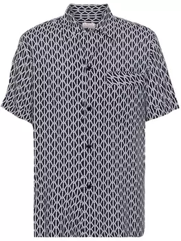 Fursac рубашка с принтом, синий