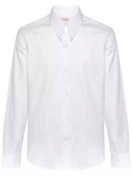 Fursac рубашка с заостренным воротником, белый