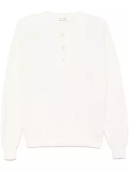 FURSAC свитер фактурной вязки, белый
