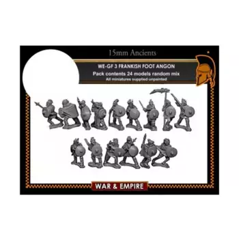 Фут Ангон - франкский, War & Empire - Ancient Miniatures - Gaul (15mm)