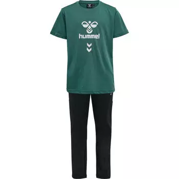 Футбольная форма Hmlsuper для мальчиков HUMMEL, зеленый лес