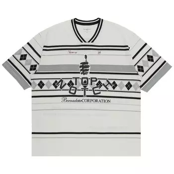 Футбольная футболка из пике Supreme x Bernadette Corporation, цвет Белый