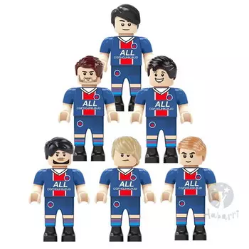 Футбольная команда из Франции - Блоки для игроков 6 шт. HABARRI