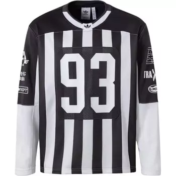 Футбольная майка ADILENIUM мужская черная/белая Adidas Originals, черный/белый
