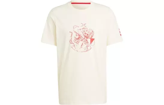 Футбольная майка AJAX AMSTERDAM OG для мужчин молочно-белого цвета Adidas Originals, слоновая кость