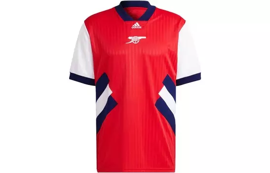 Футбольная майка Арсенала Мужская алая Adidas, цвет Scarlet