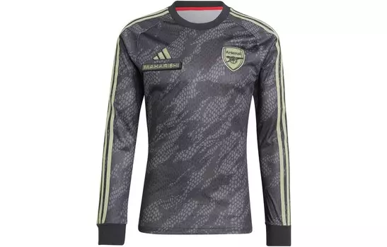 Футбольная майка Арсенала мужская черная Adidas, черный