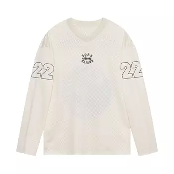 Футбольная майка Born x Raising x Stussy C&C кремового цвета