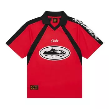 Футбольная майка Corteiz Alcatraz красная