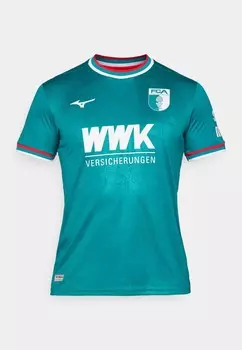 Футбольная майка FC AUGSBURG AWAY Mizuno, бирюзовый