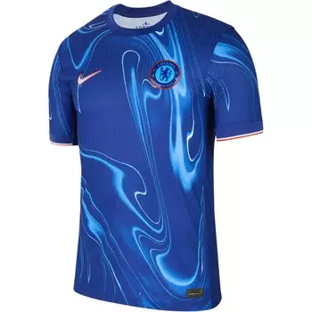 Футбольная майка мужская Assault Blue/Team Orange/White Nike, синий/оранжевый/белый