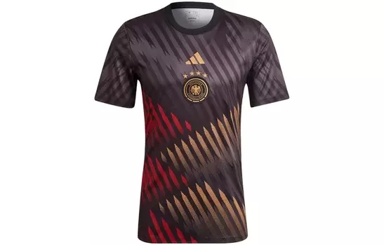 Футбольная майка мужская черная Adidas, черный