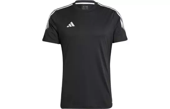Футбольная майка мужская черная Adidas, черный
