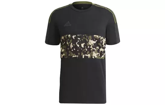 Футбольная майка мужская черная Adidas, черный