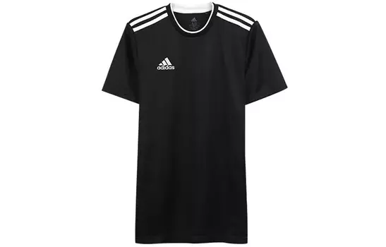 Футбольная майка мужская черная Adidas, черный