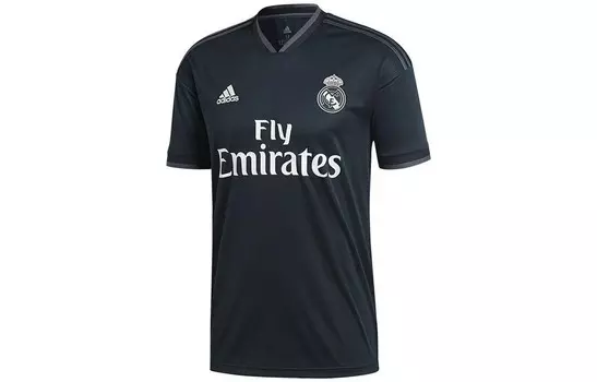 Футбольная майка мужская черная Adidas, черный