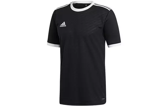 Футбольная майка мужская черная Adidas, черный