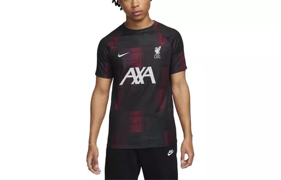 Футбольная майка мужская черная Nike, черный
